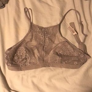 High neck bralette